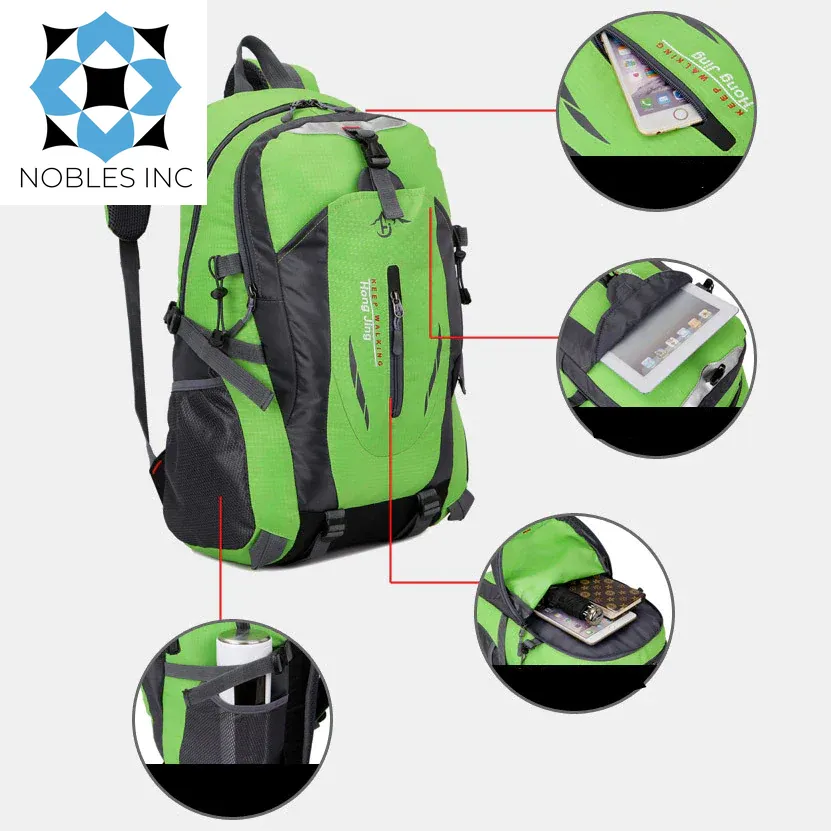 40L Men Women Travel Backpack Rucksack Camping Laptop Hiking School Book Bag USA