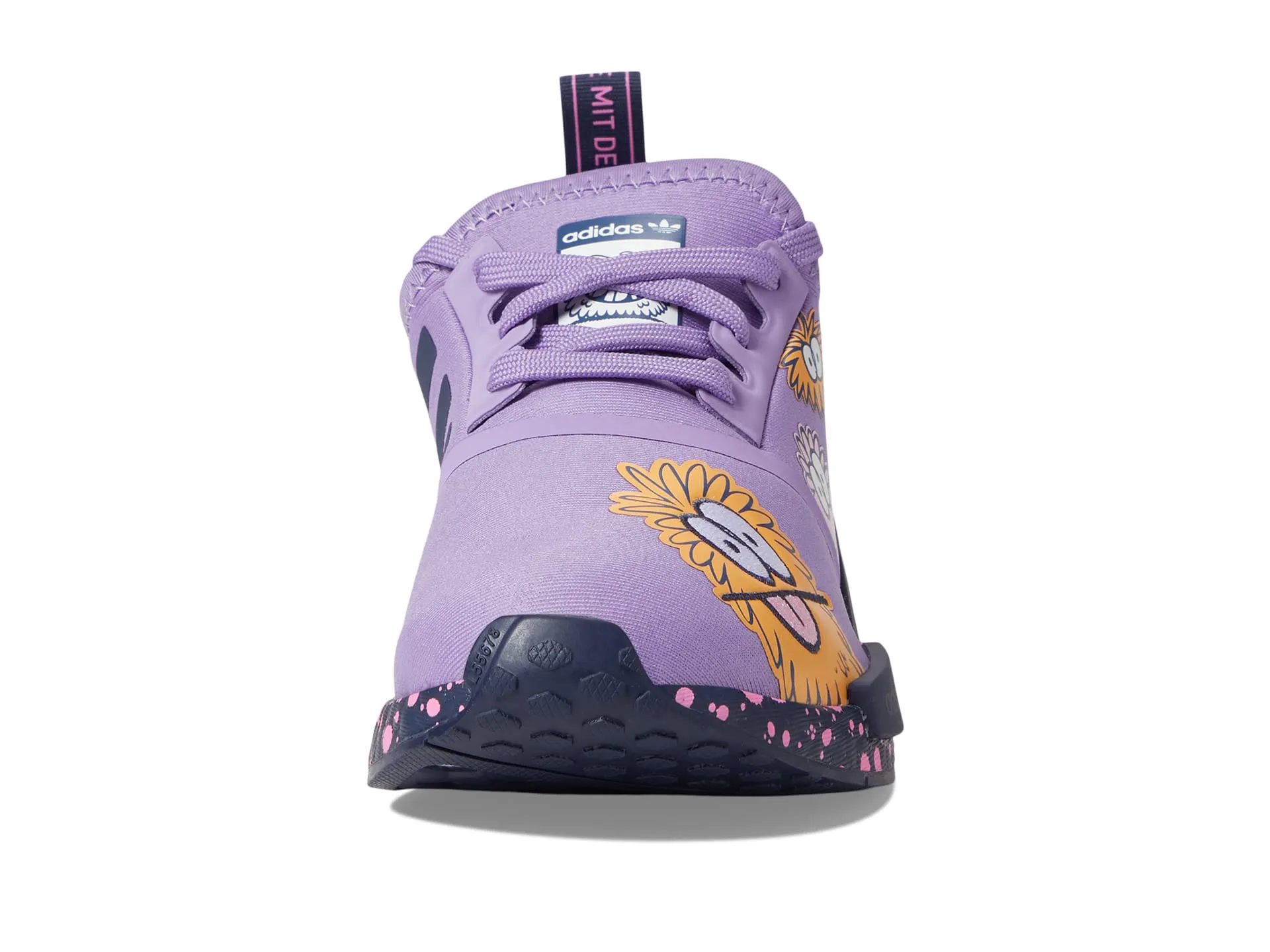 Adidas Originals NMD R1 J Children's Sneakers, Purple Printed