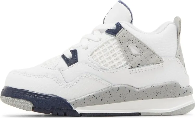 Air Jordan 4 Retro TD Midnight Navy, white