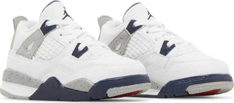 Air Jordan 4 Retro TD Midnight Navy, white