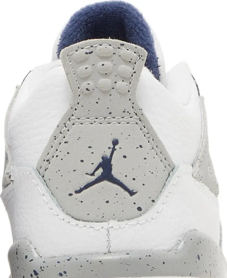 Air Jordan 4 Retro TD Midnight Navy, white