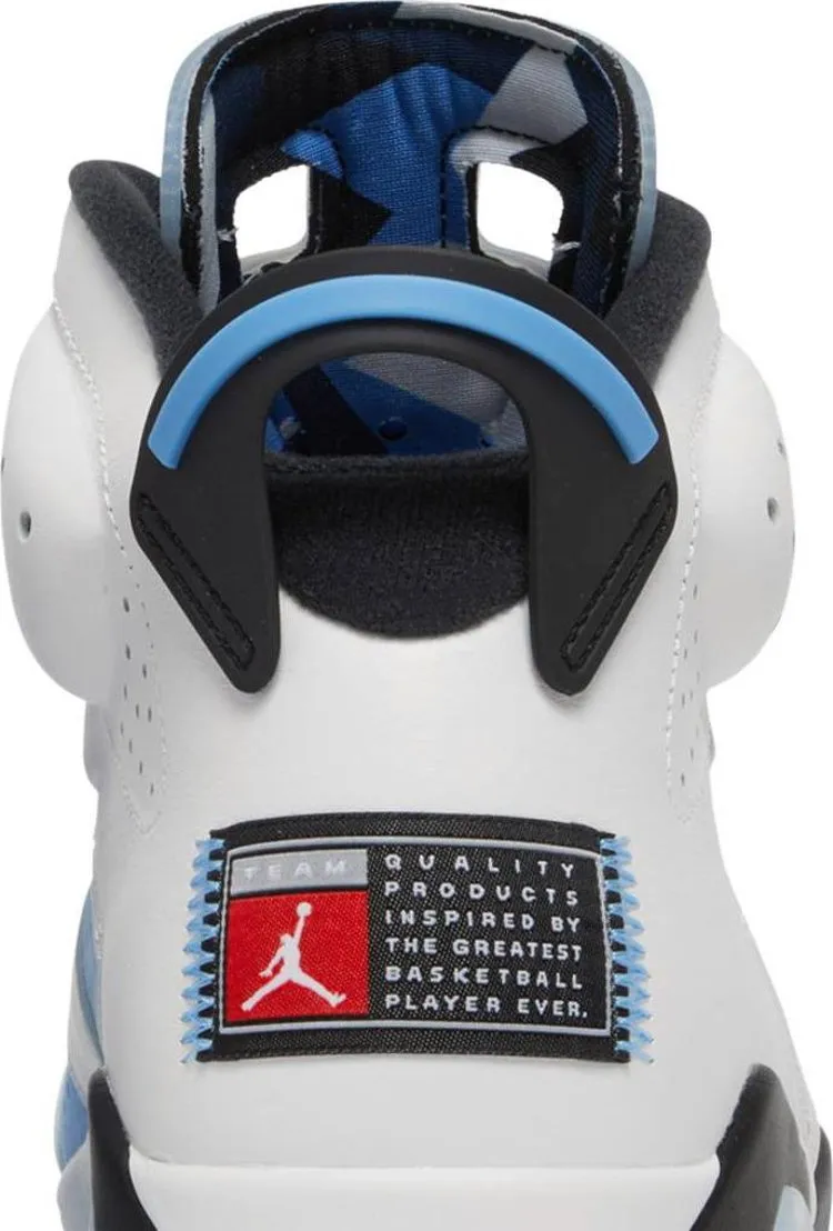 Air Jordan 6 Retro UNC Home Sneakers, Blue