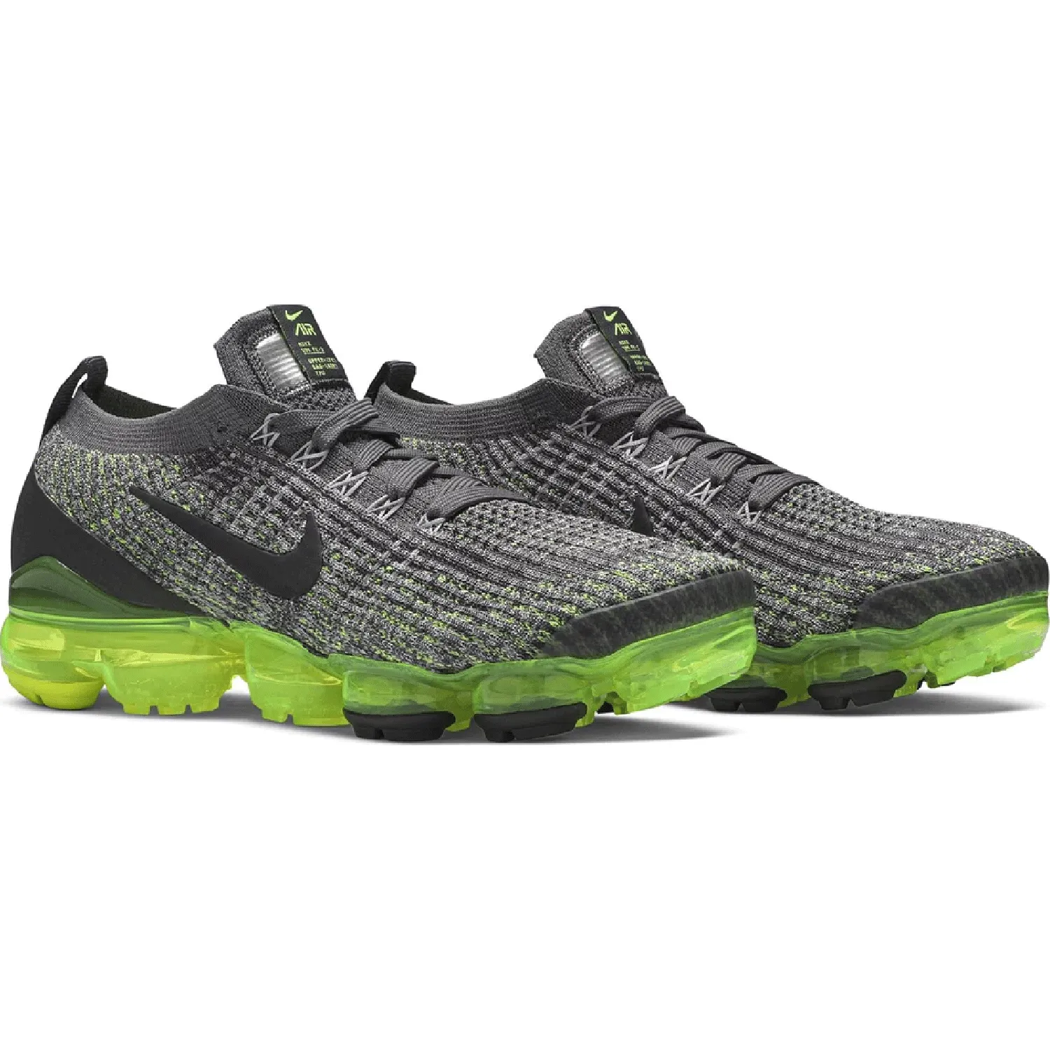 Air VaporMax Flyknit 3 Grey Volt