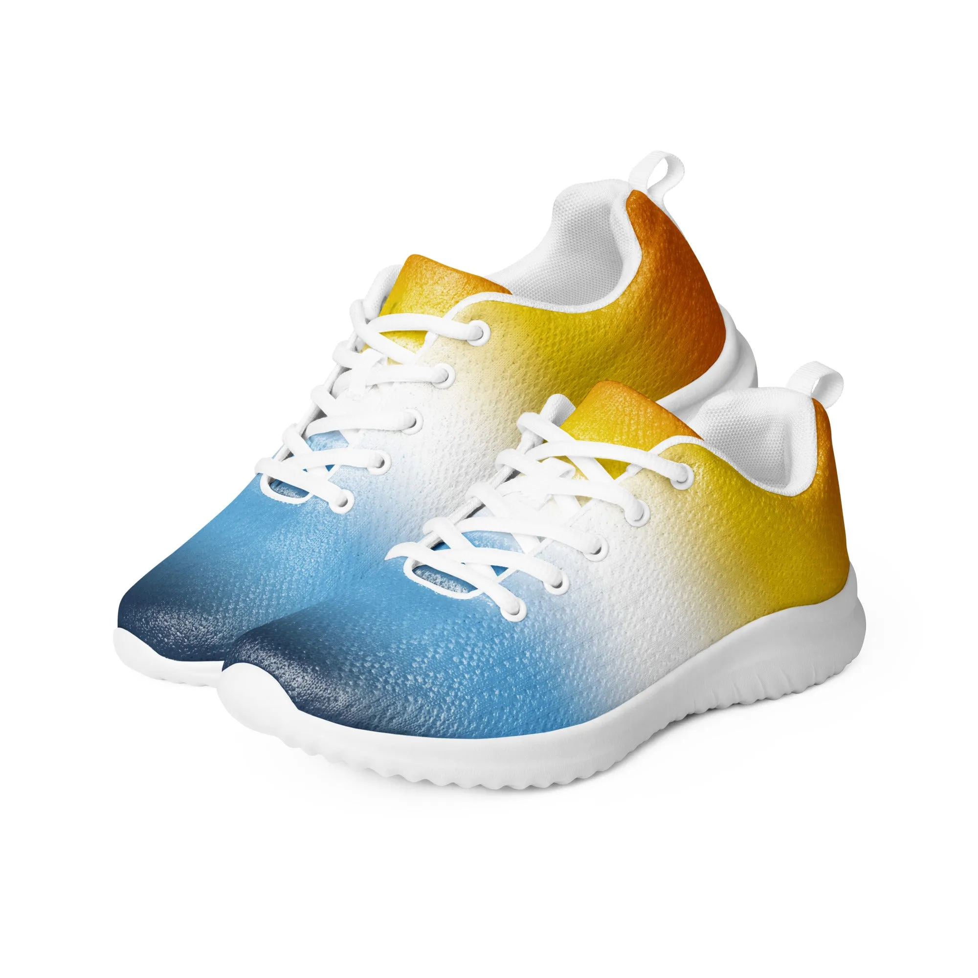 Aroace Pride Men’s Athletic Shoes Ombre