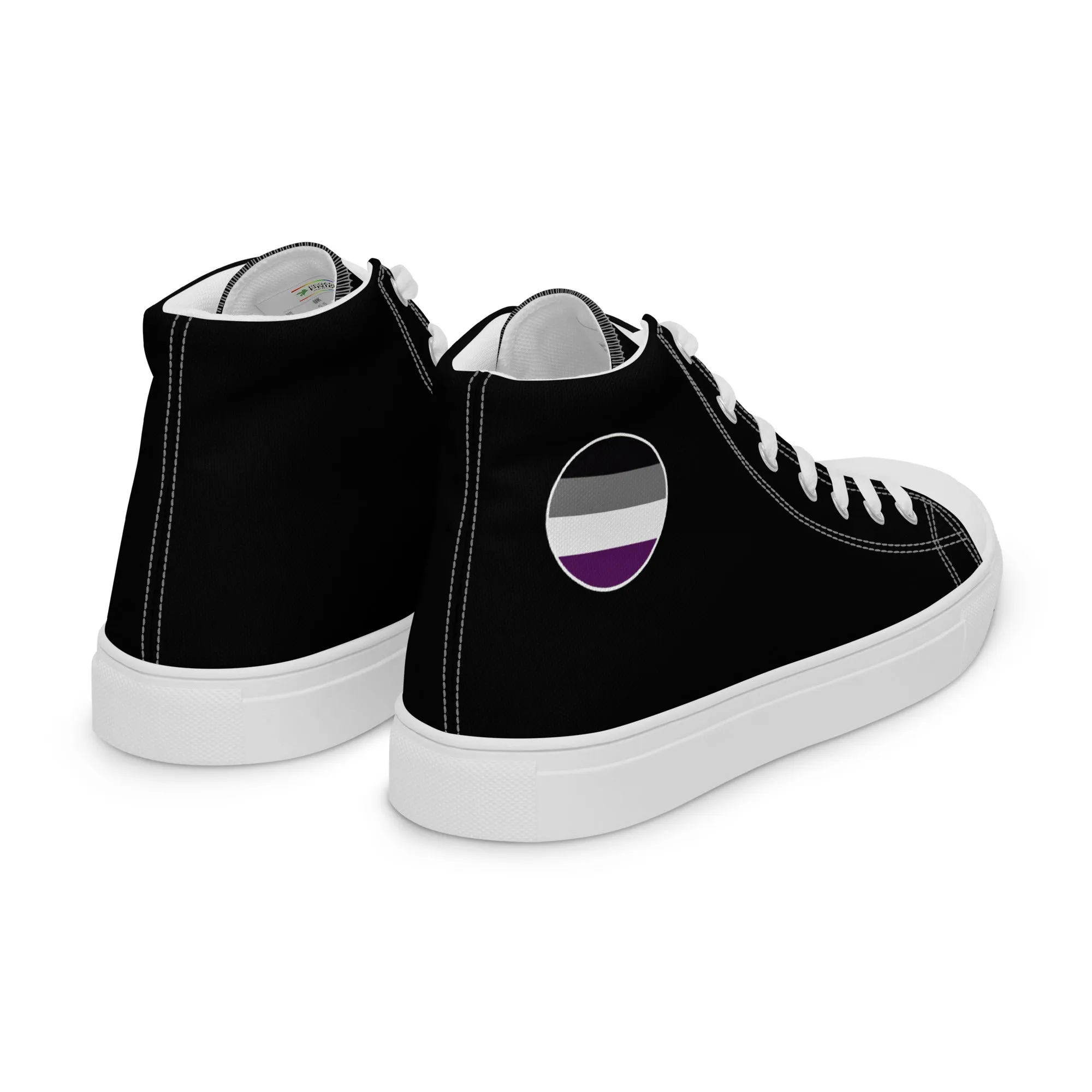 Asexual Ace Men’s High Top Canvas Athletic Shoes