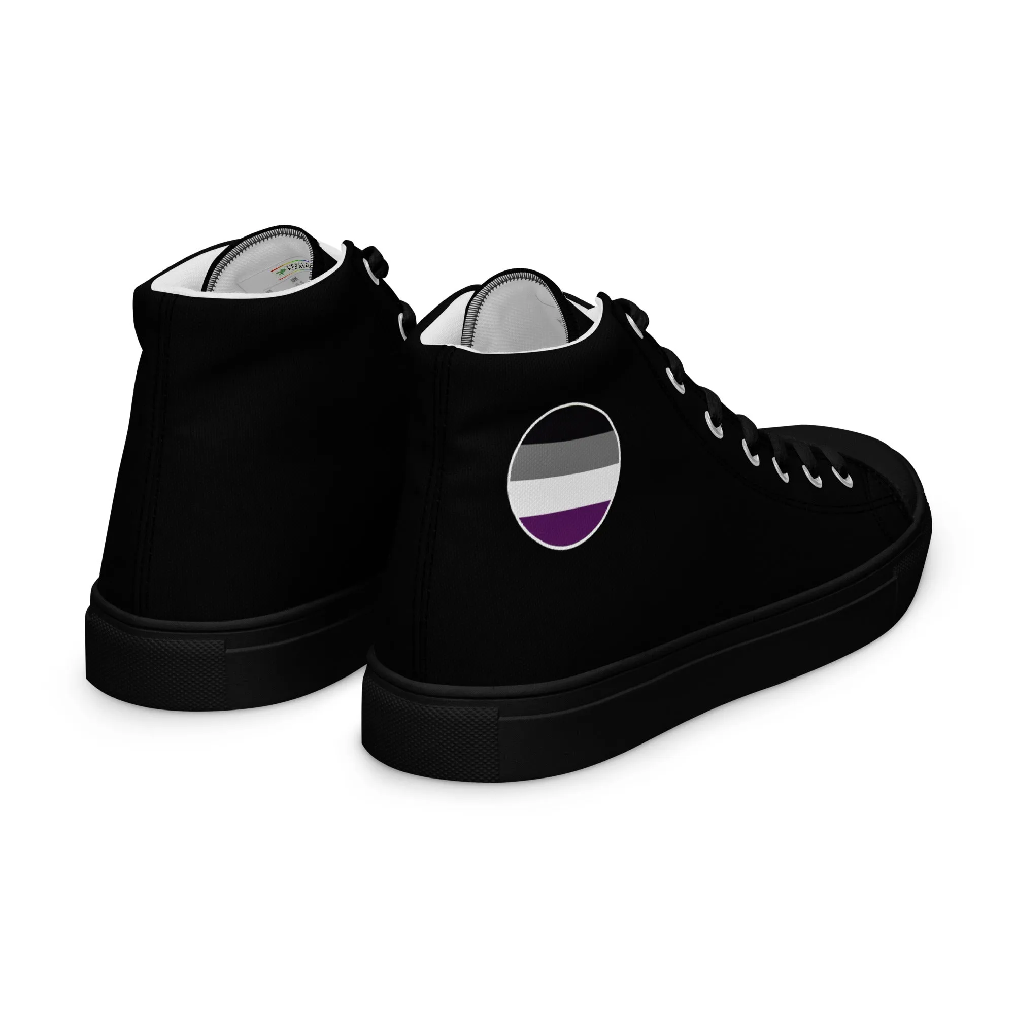 Asexual Ace Men’s High Top Canvas Athletic Shoes