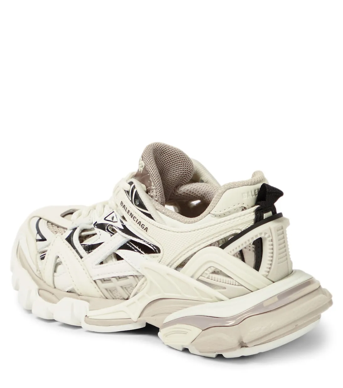 Balenciaga Kids track sneakers, beige