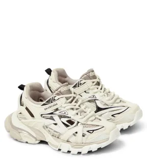 Balenciaga Kids track sneakers, beige