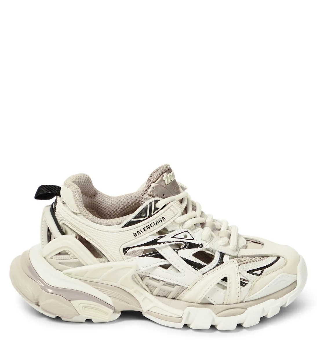 Balenciaga Kids track sneakers, beige