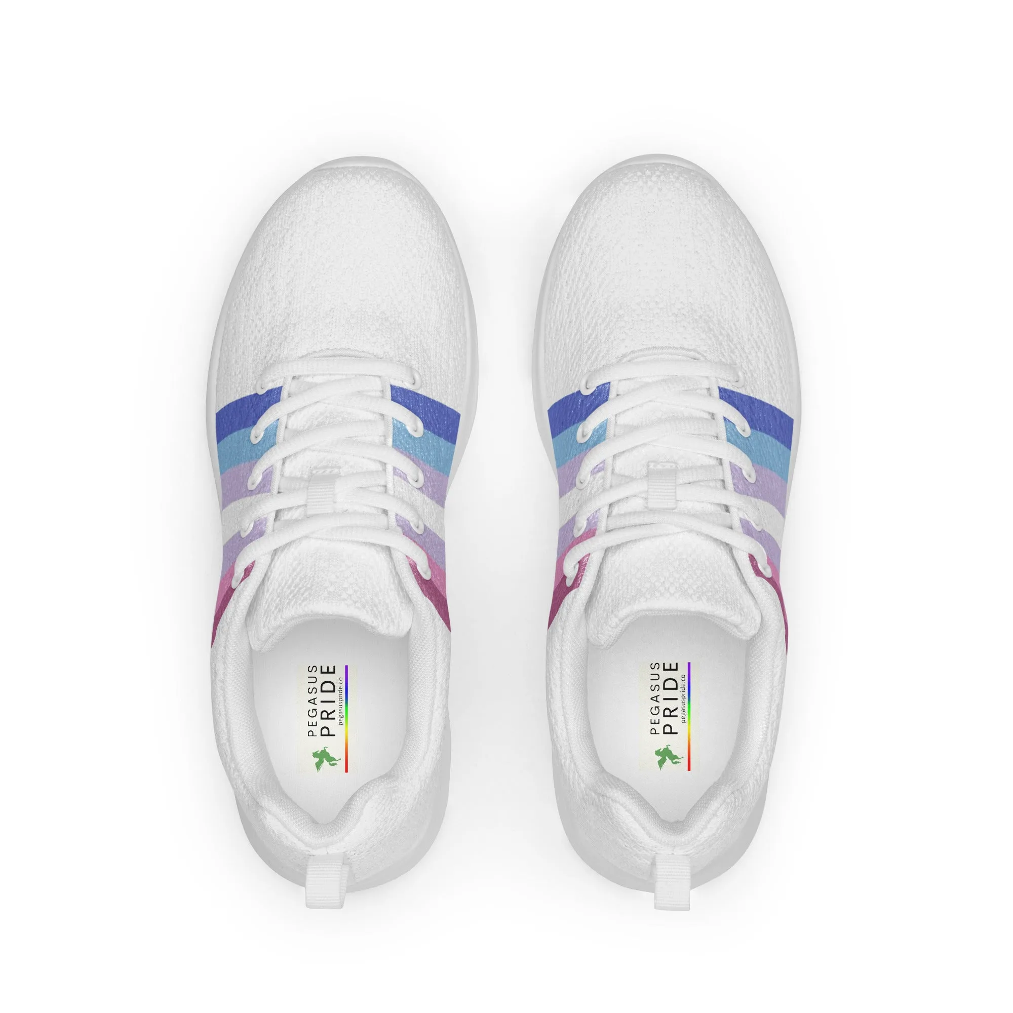 Bigender Pride Flag Men’s Athletic Shoes