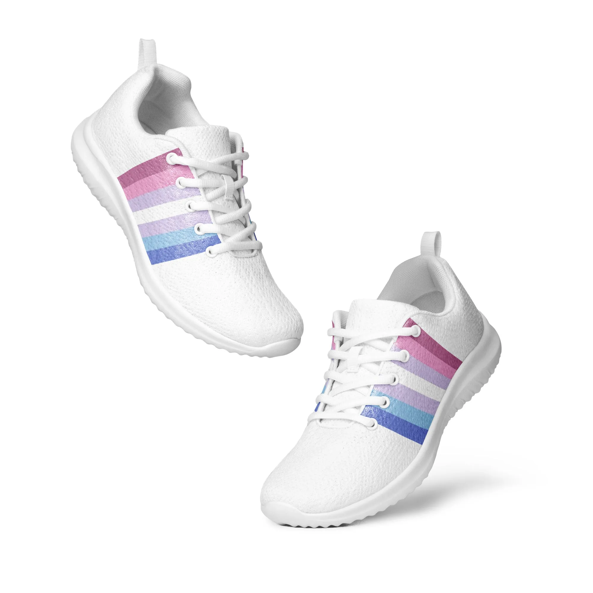 Bigender Pride Flag Men’s Athletic Shoes