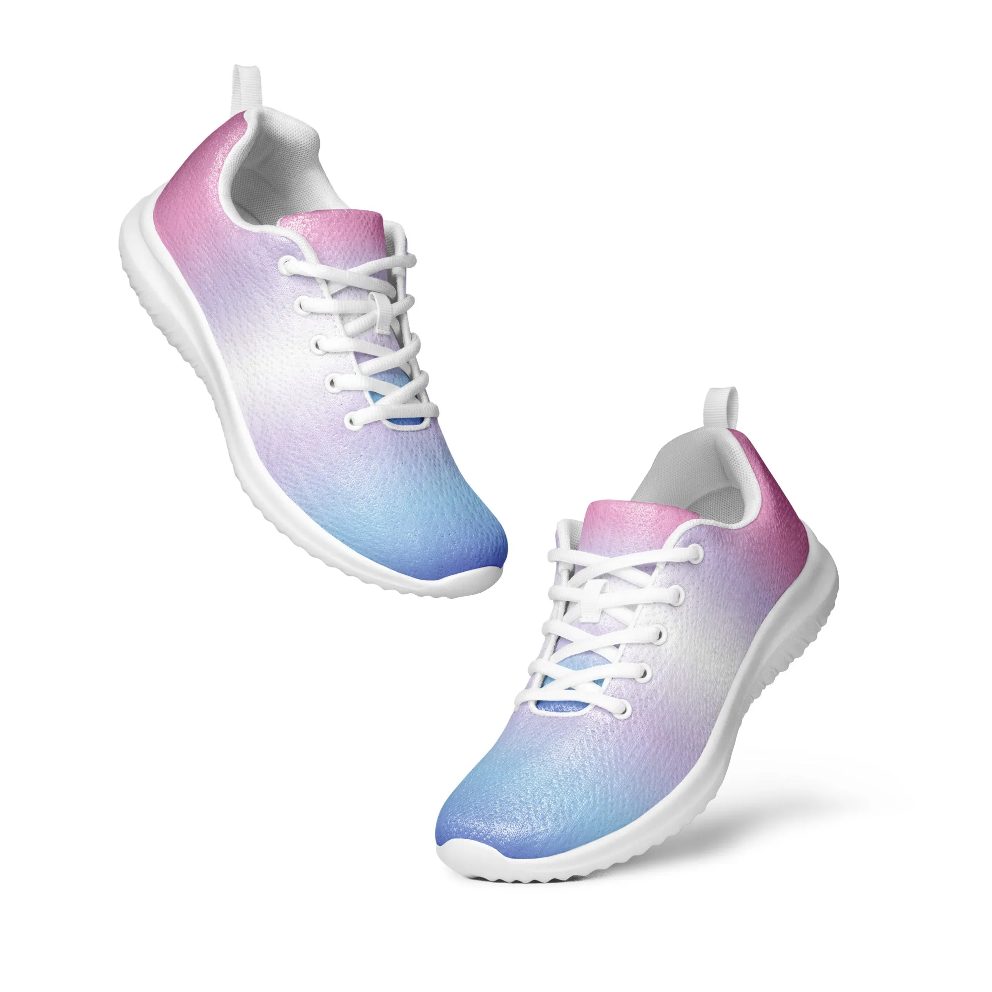 Bigender Pride Men’s Athletic Shoes in Ombre