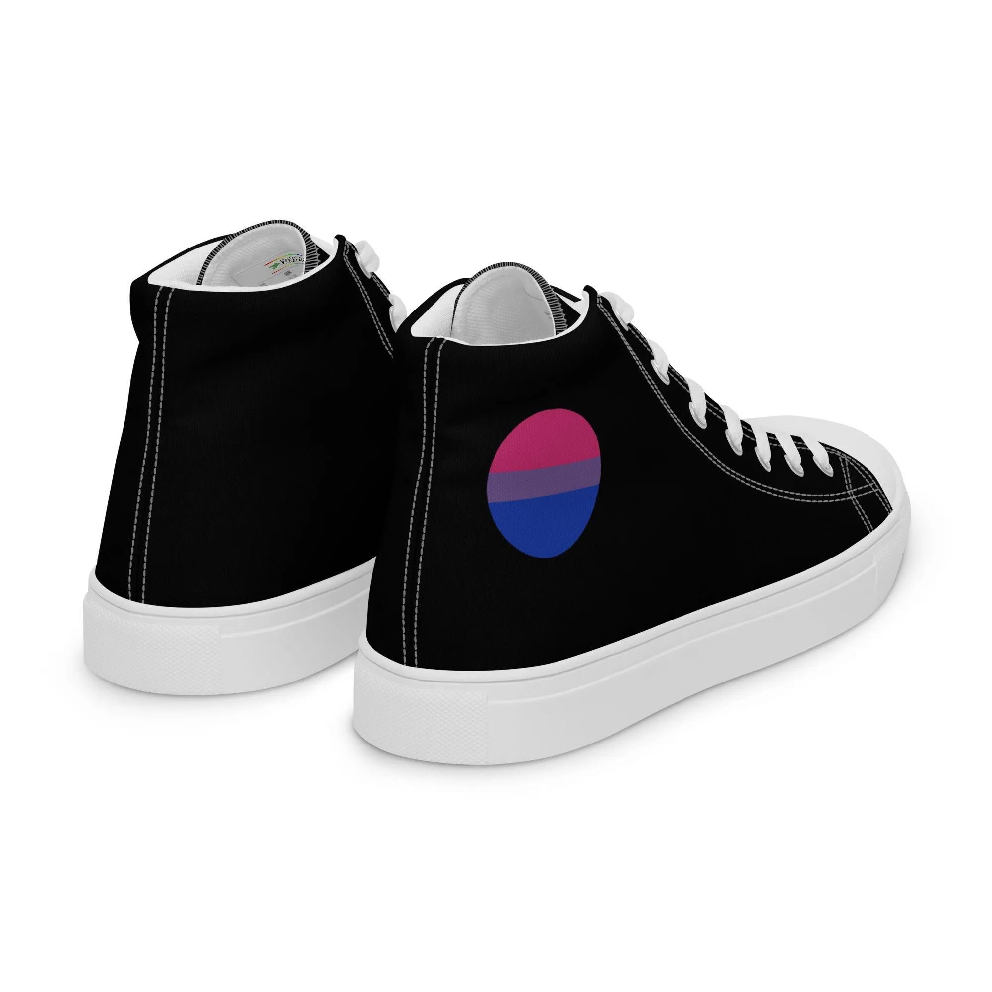 Bisexual Bi Men’s High Top Canvas Athletic Shoes