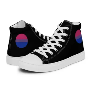 Bisexual Bi Men’s High Top Canvas Athletic Shoes