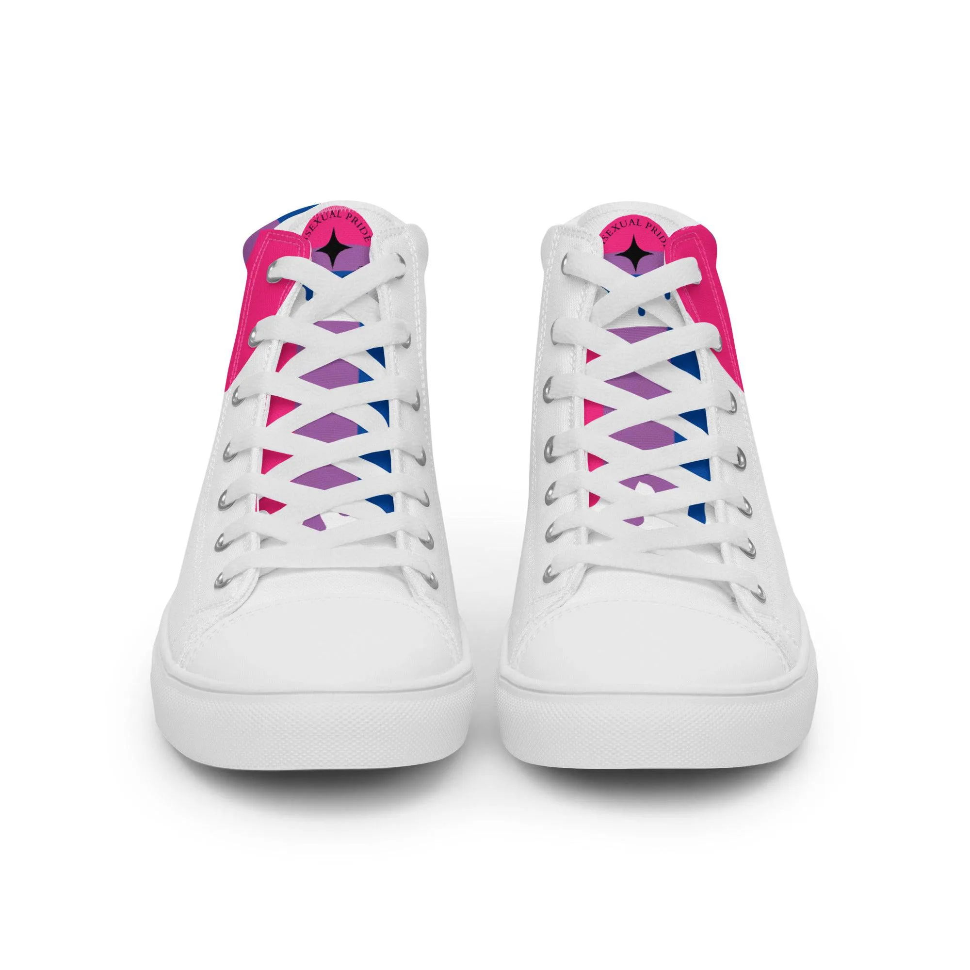 Bisexual Pride Melting Women’s High Top Shoes