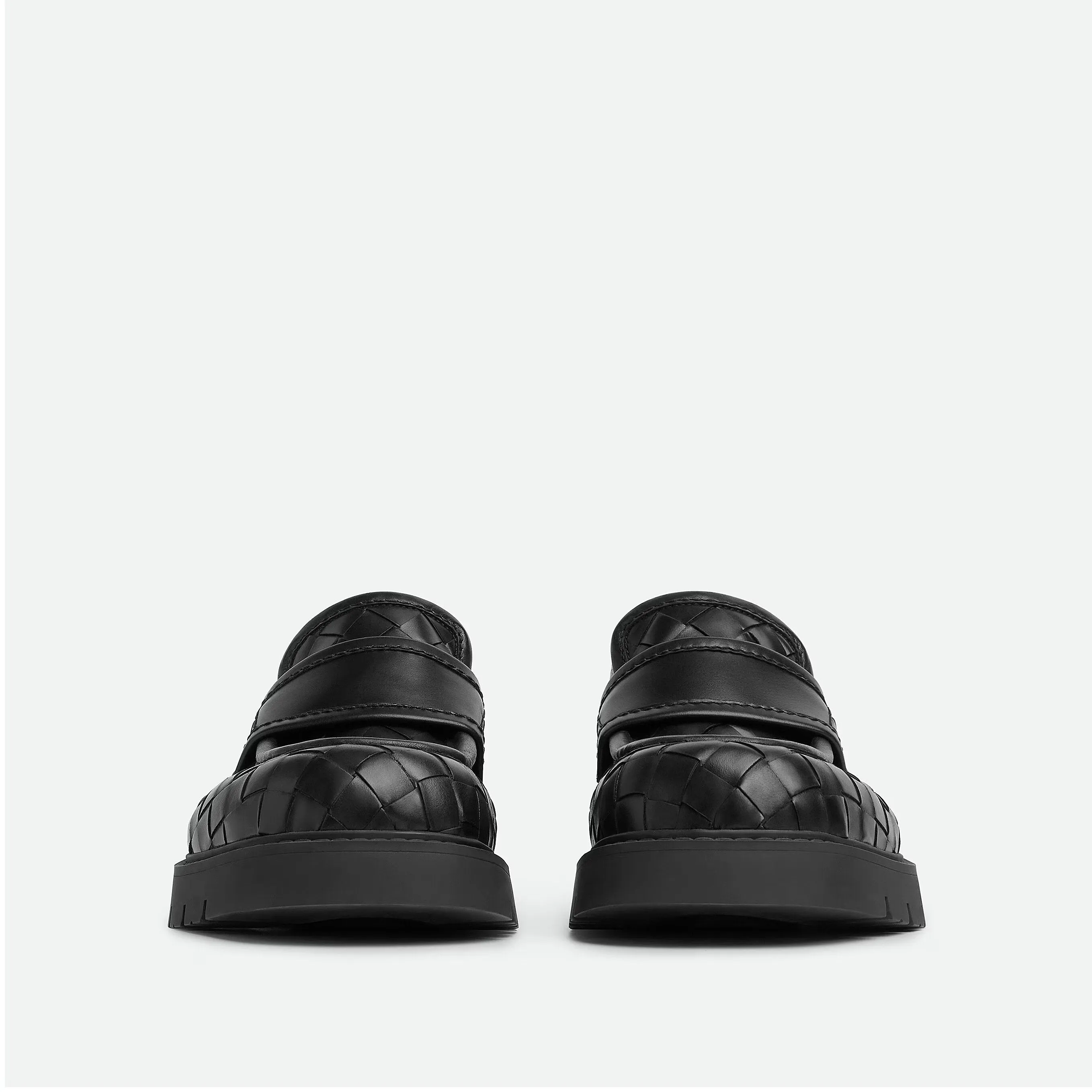 Bottega Veneta Haddock Loafers Men, Black