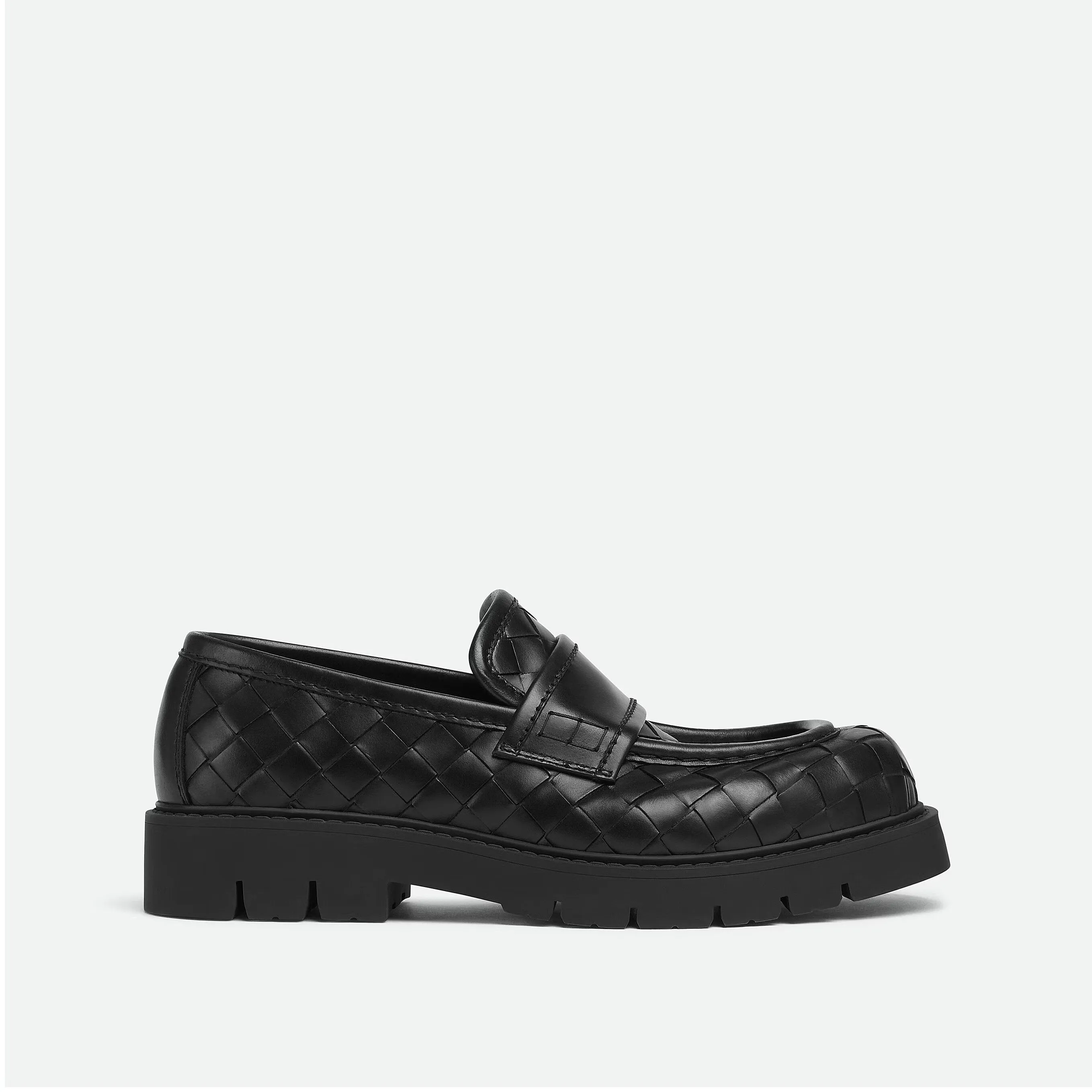 Bottega Veneta Haddock Loafers Men, Black