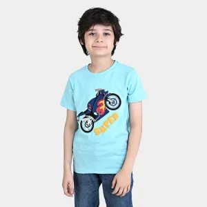 Boys Cotton Jersey T-Shirt H/S Super Bike