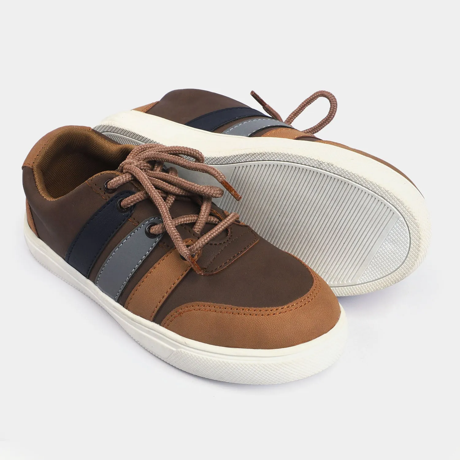 Boys Sneakers 203-42-BROWN