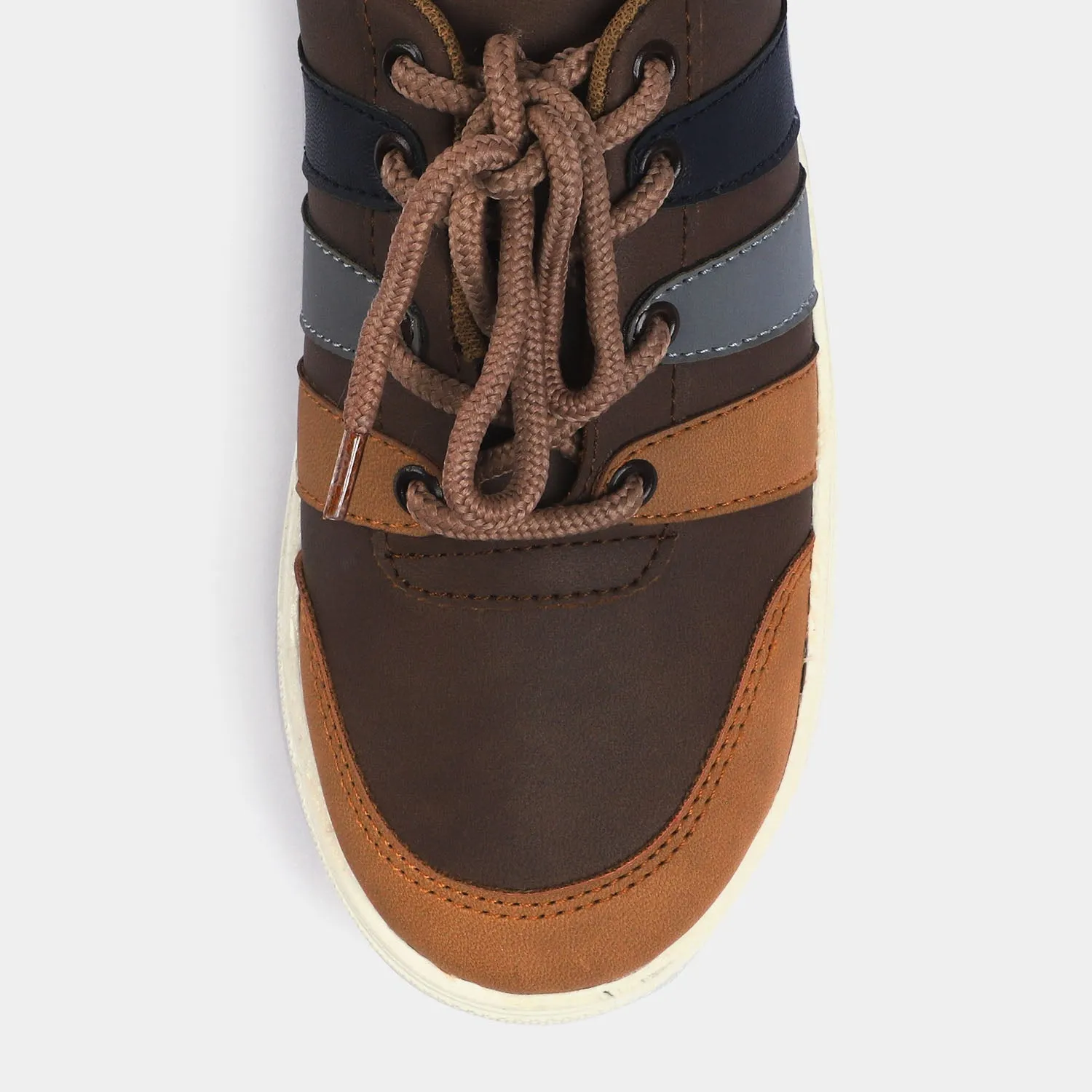 Boys Sneakers 203-42-BROWN