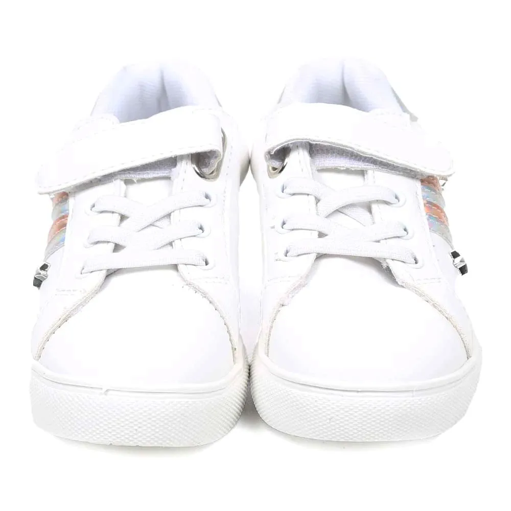 Casual Sneakers For Girls - White