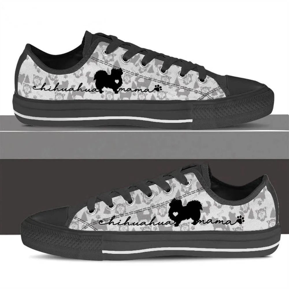 Chihuahua Low Top, Dog Printed Shoes, Canvas Shoes For Men, Women