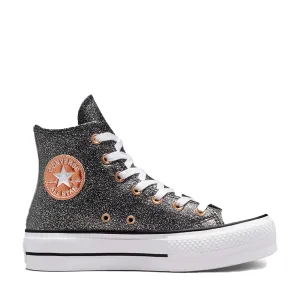 Chuck Taylor All Star Lift Platform Metallic Glitter Black