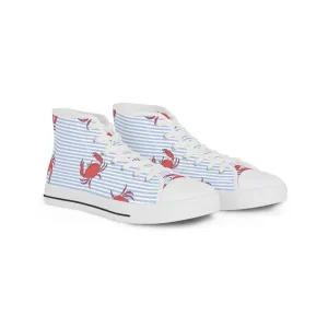 Crab Men's High Top Sneakers