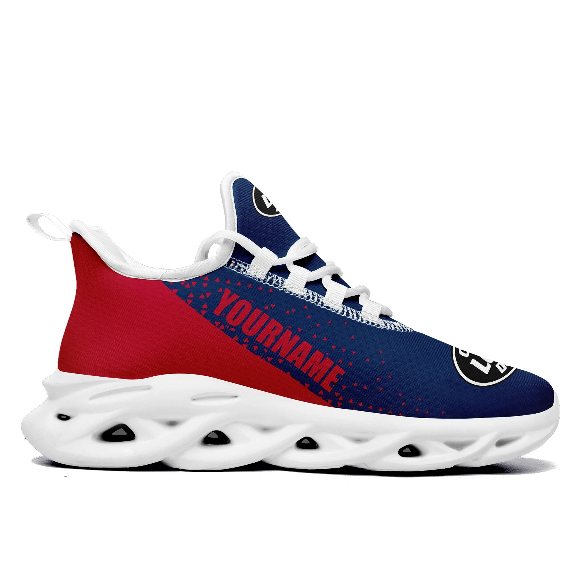 Custom Blue Red Jersey MaxSoul Shoes and Hat Combo Offer Personalized ZH-D0b009a-b