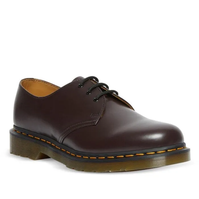 Dr Martens- 1461  Burgundy Red Smooth Leather Oxford Shoe