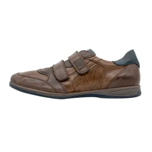 Fluchos Low-Top Sneakers Leather Brown Colour For Men