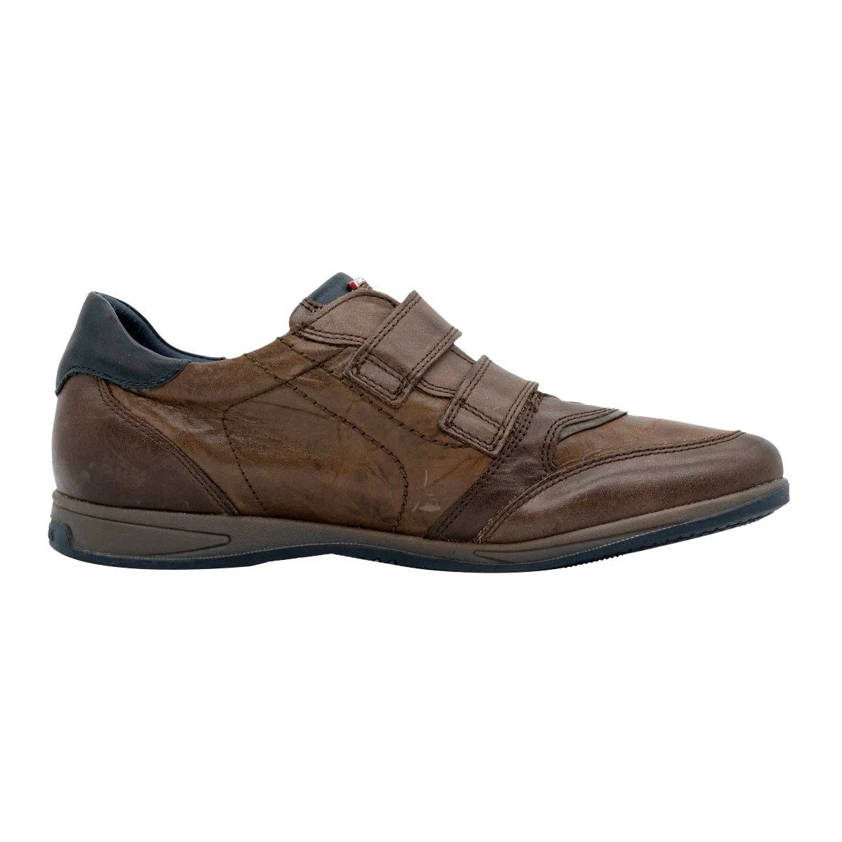 Fluchos Low-Top Sneakers Leather Brown Colour For Men