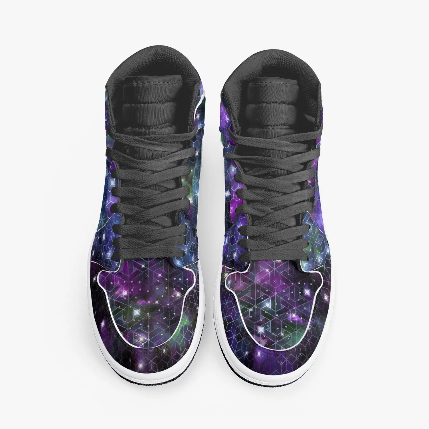 Galaxy 1 | High-Top Leather Sneakers | Psypepper