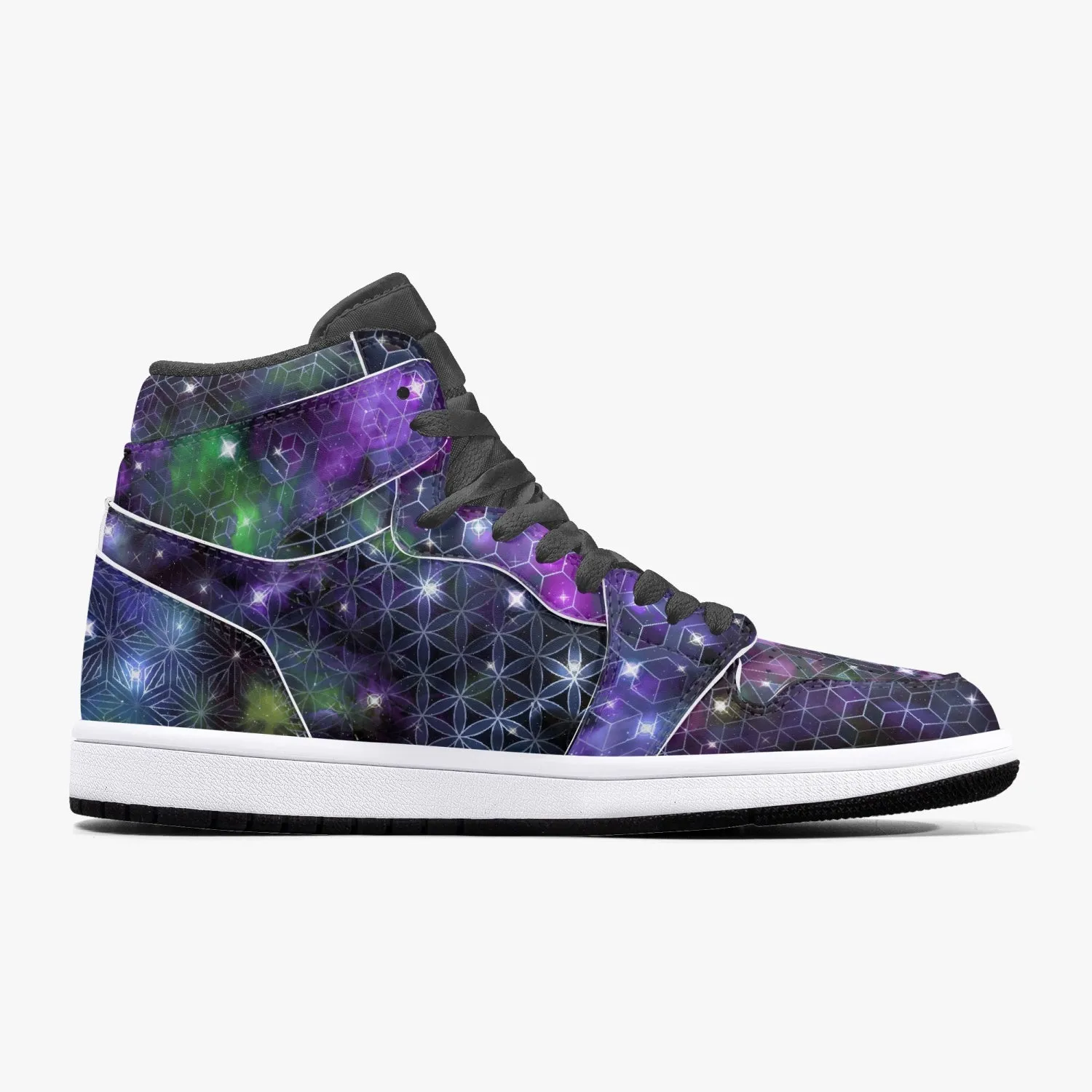 Galaxy 1 | High-Top Leather Sneakers | Psypepper