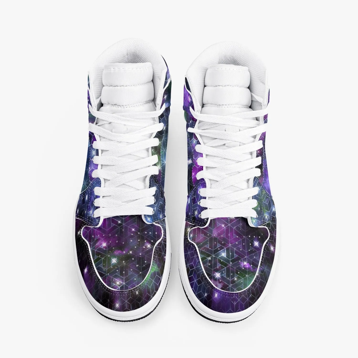 Galaxy 1 | High-Top Leather Sneakers | Psypepper