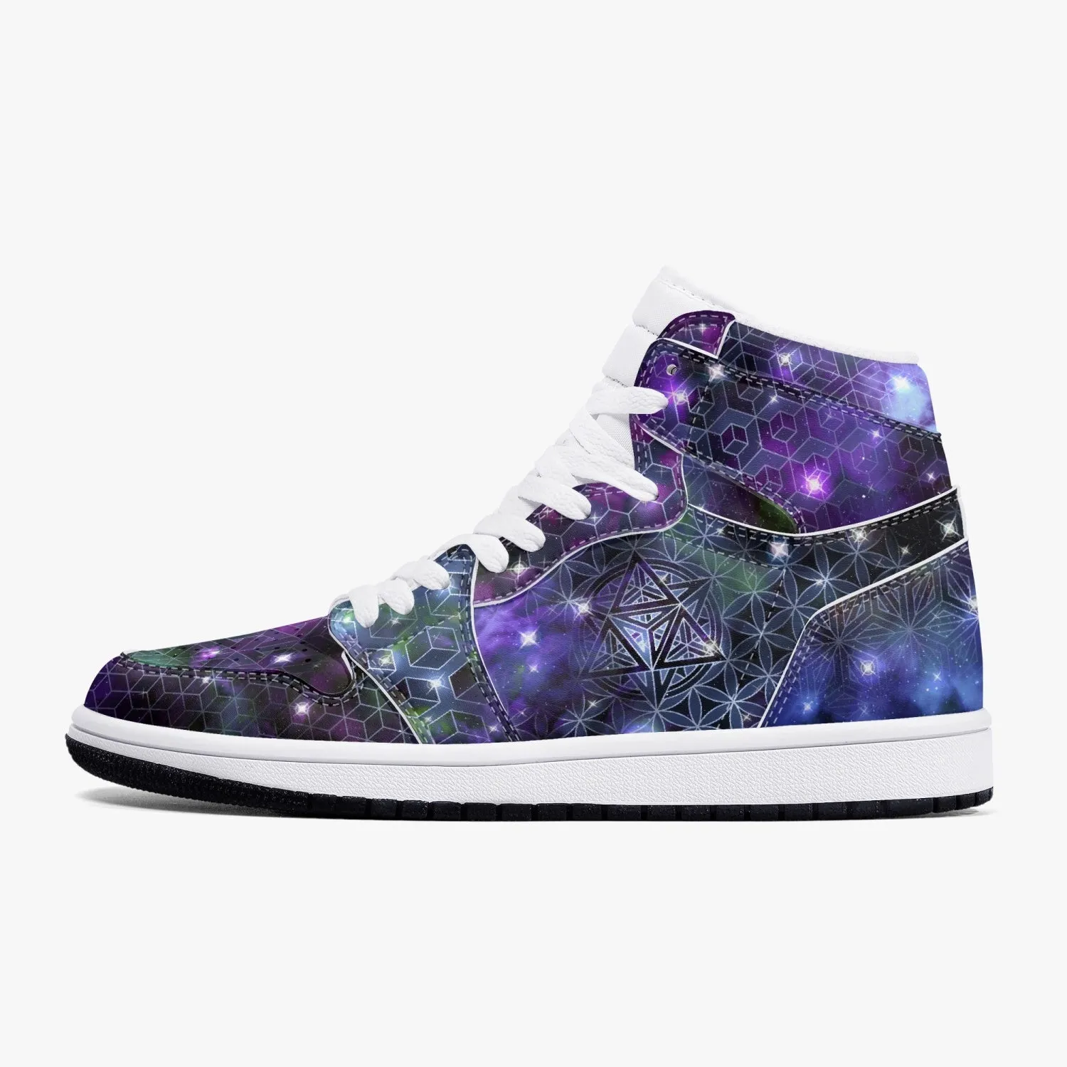 Galaxy 1 | High-Top Leather Sneakers | Psypepper