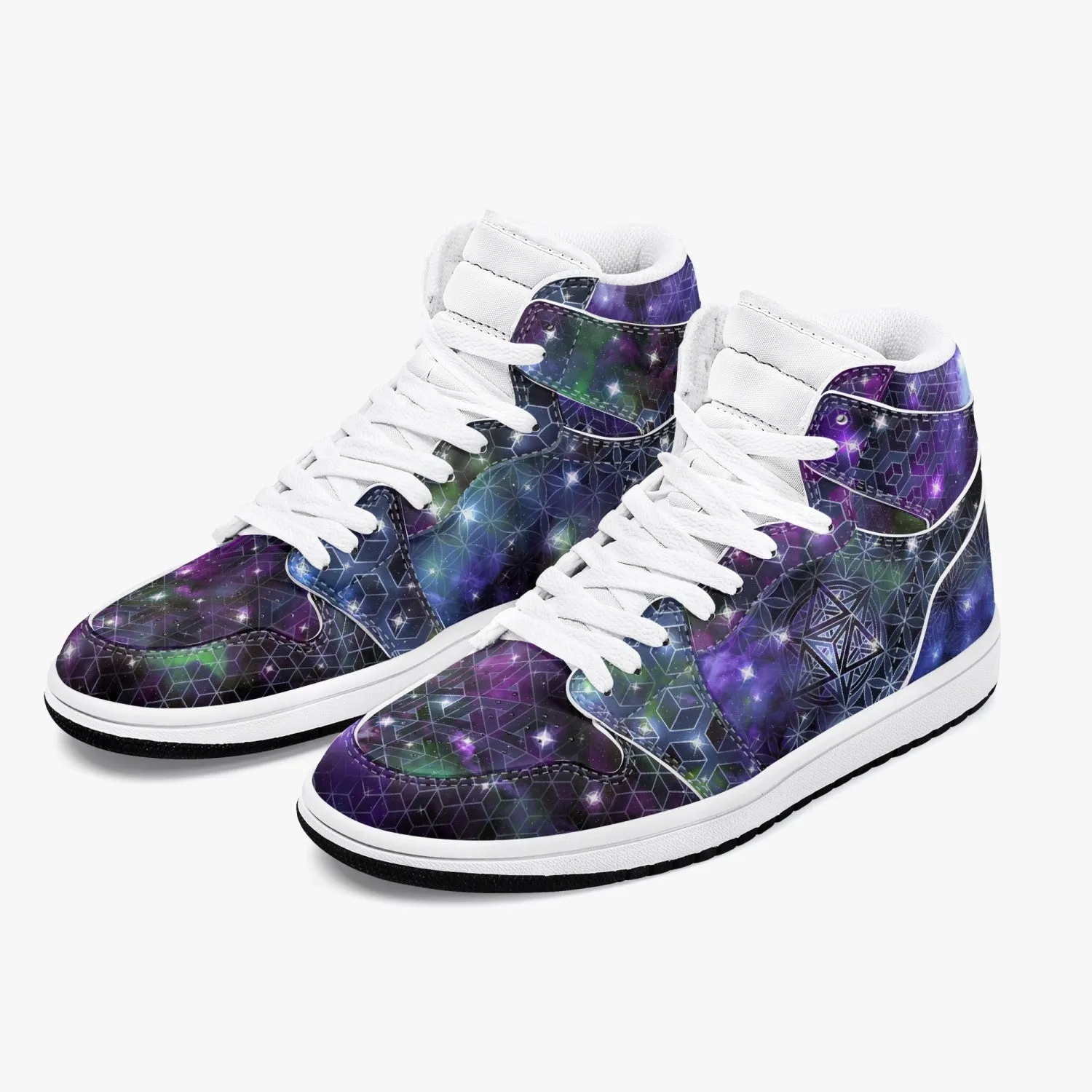 Galaxy 1 | High-Top Leather Sneakers | Psypepper