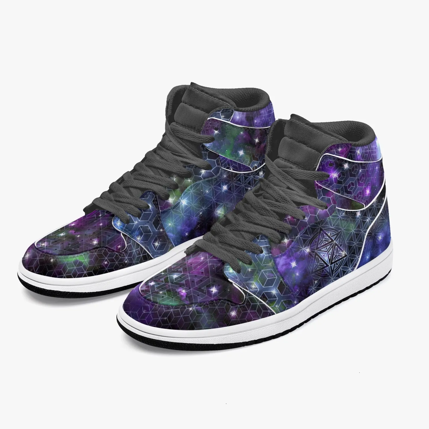 Galaxy 1 | High-Top Leather Sneakers | Psypepper