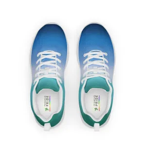 Gay MLM Vincian Pride Men’s Athletic Shoes - Ombre