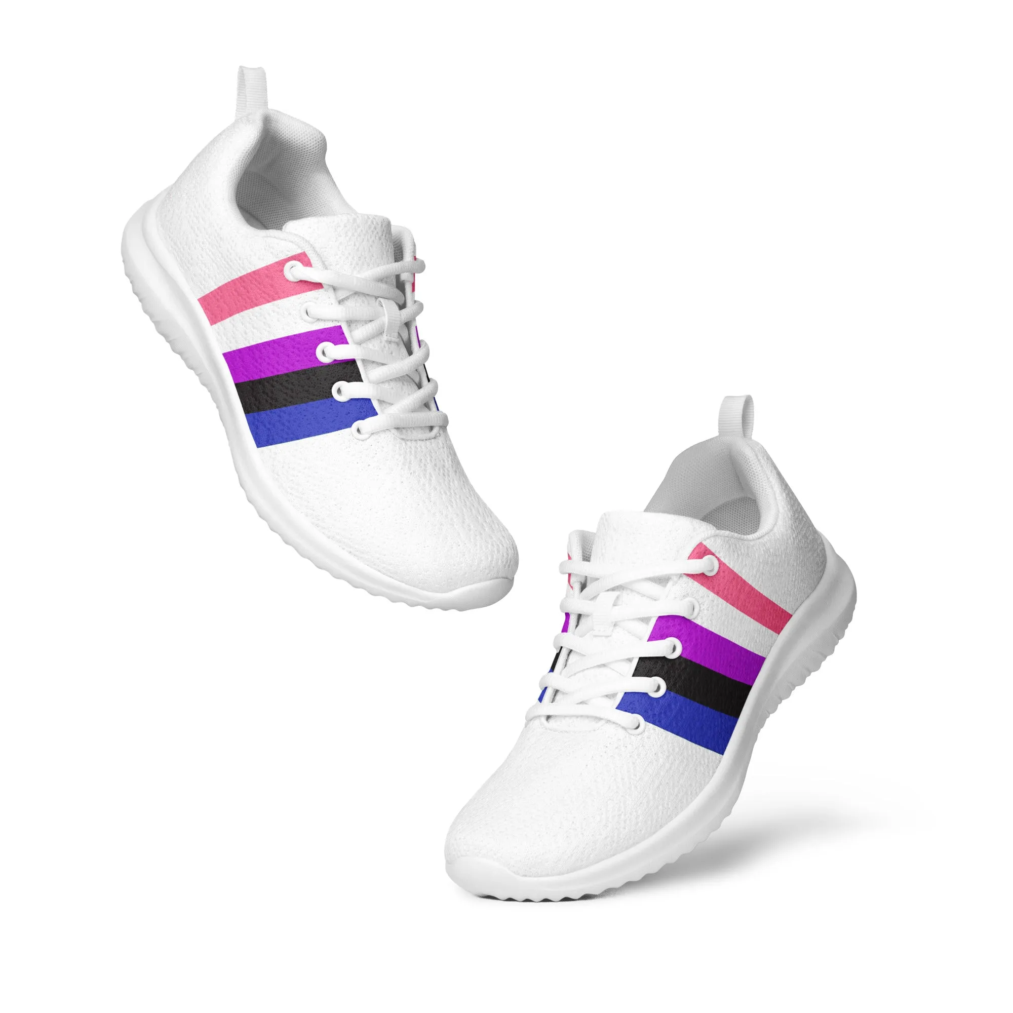 Genderfluid Pride Flag Men’s Athletic Shoes