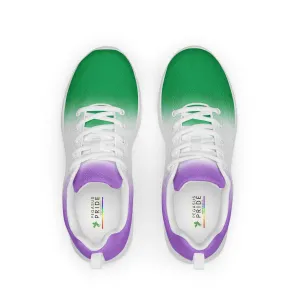 Genderqueer Pride Men’s Athletic Shoes - Ombre