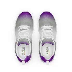 Greysexual Pride Men’s Athletic Shoes - Ombre