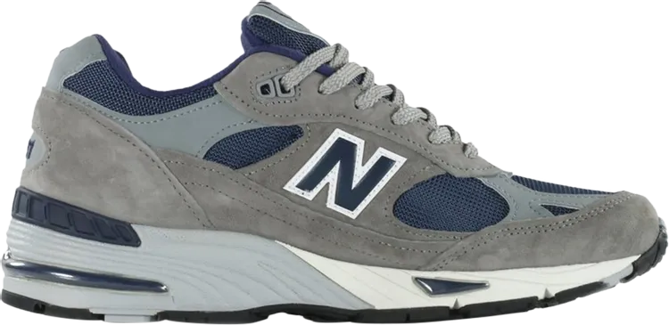 High top sneakers New Balance 991 Made in England, grey/blue