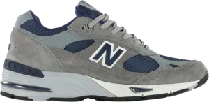 High top sneakers New Balance 991 Made in England, grey/blue