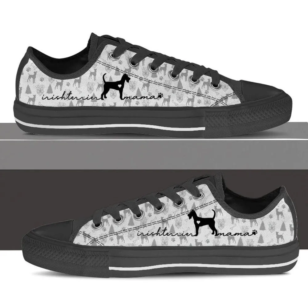 Irish Terrier Low Top Shoes, Dog Printed Shoes, Canvas Shoes For Men, Women