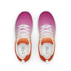 Lesbian Pride Women’s Athletic Shoes - Ombre