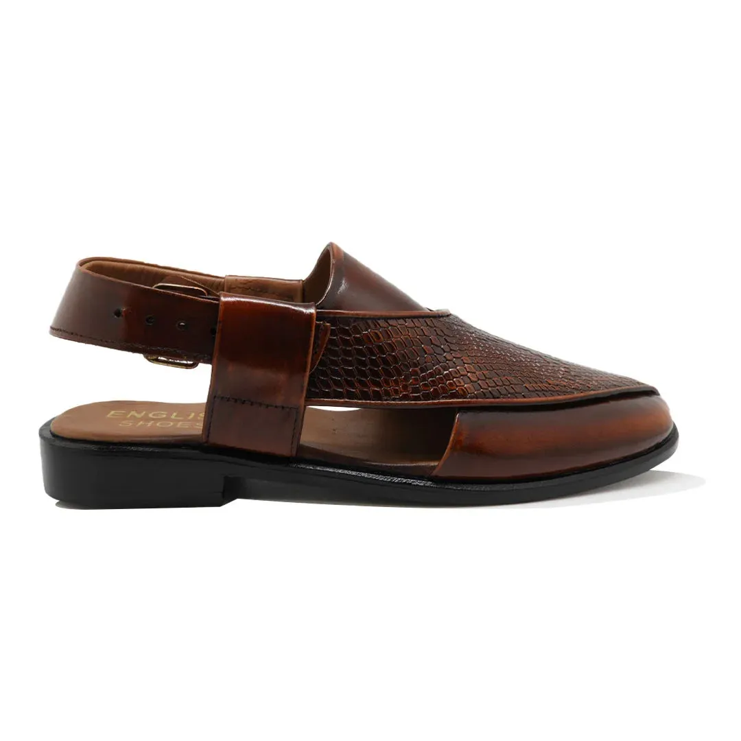 MEN TRADITIONAL PESHAWARI CHAPPAL C-237