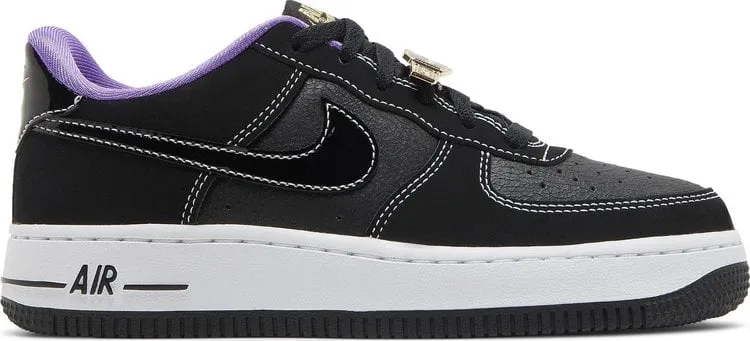 Nike Air Force 1 LV8 GS 'World Champ - Lakers', black