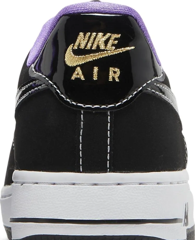 Nike Air Force 1 LV8 GS 'World Champ - Lakers', black