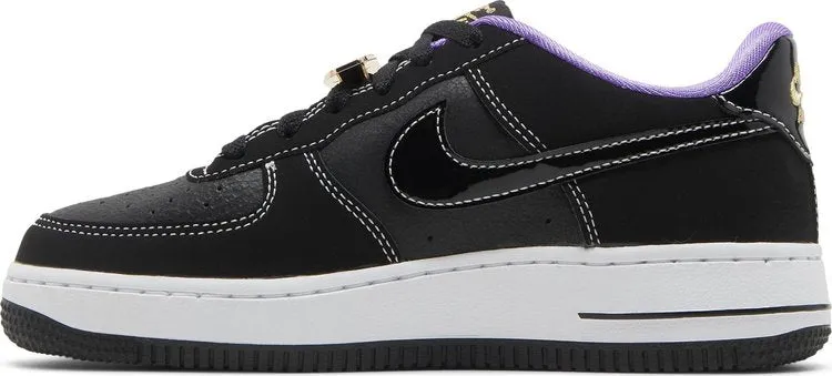 Nike Air Force 1 LV8 GS 'World Champ - Lakers', black